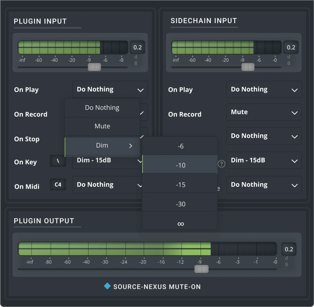Source-Nexus Mute-On Closeup